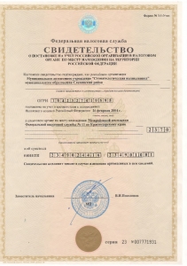 Идентификационный номер налогоплательщика
